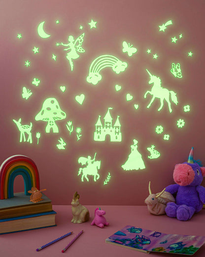 Fairy Tales Glow in the Dark Wall Stickers - Caitly