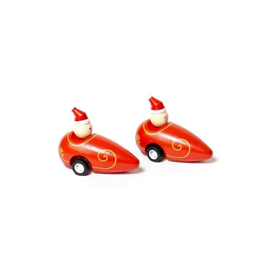 Pull Back Santa Christmas Sleigh - Caitly