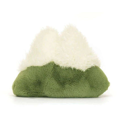 Soft Jellycat Amuseables Mountain plush toy with colorful fabric and adorable mountain design, perfect for cuddling and play.