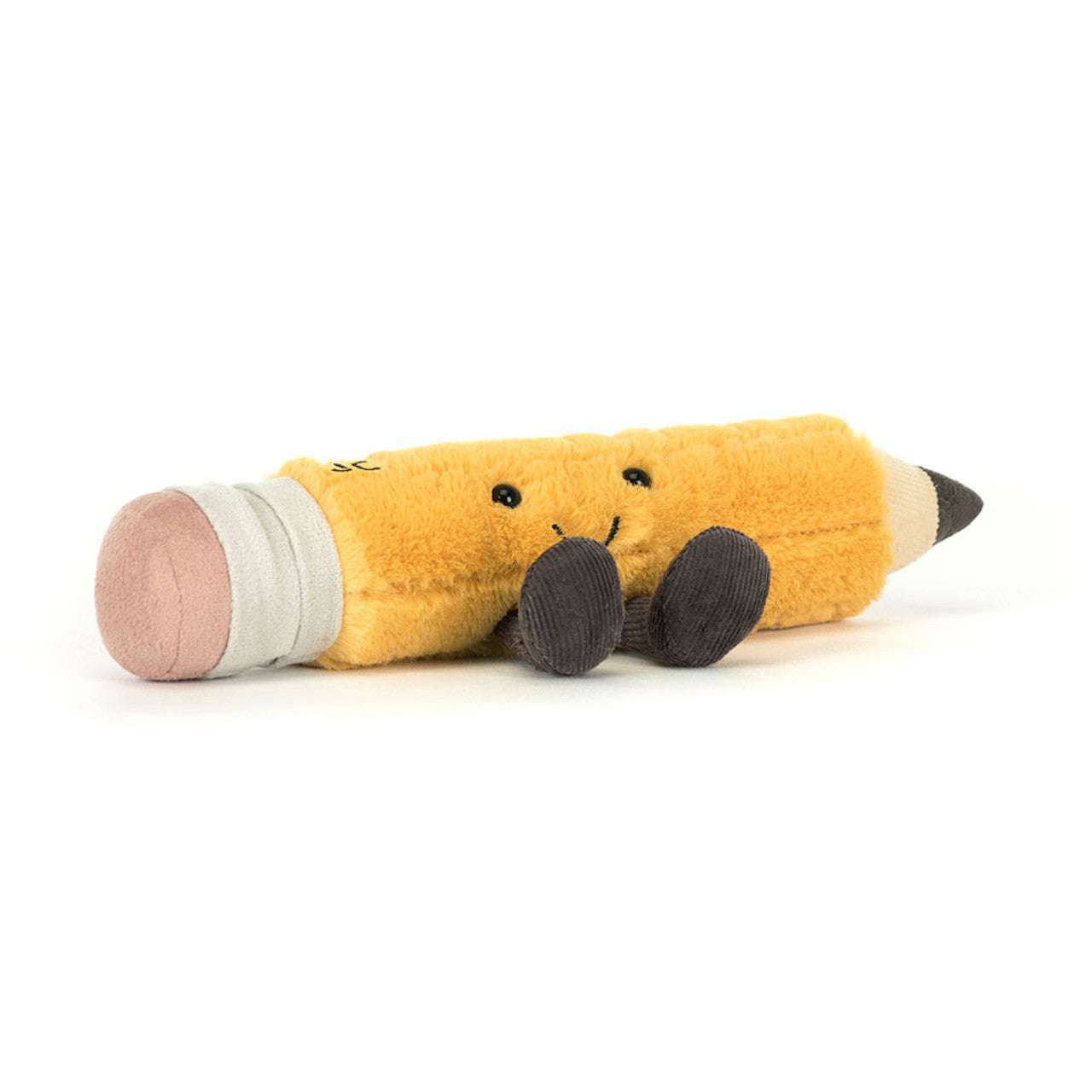 Amuseables Pencil plush toy by Jellycat, featuring a smiling face and soft, colorful design perfect for playtime.