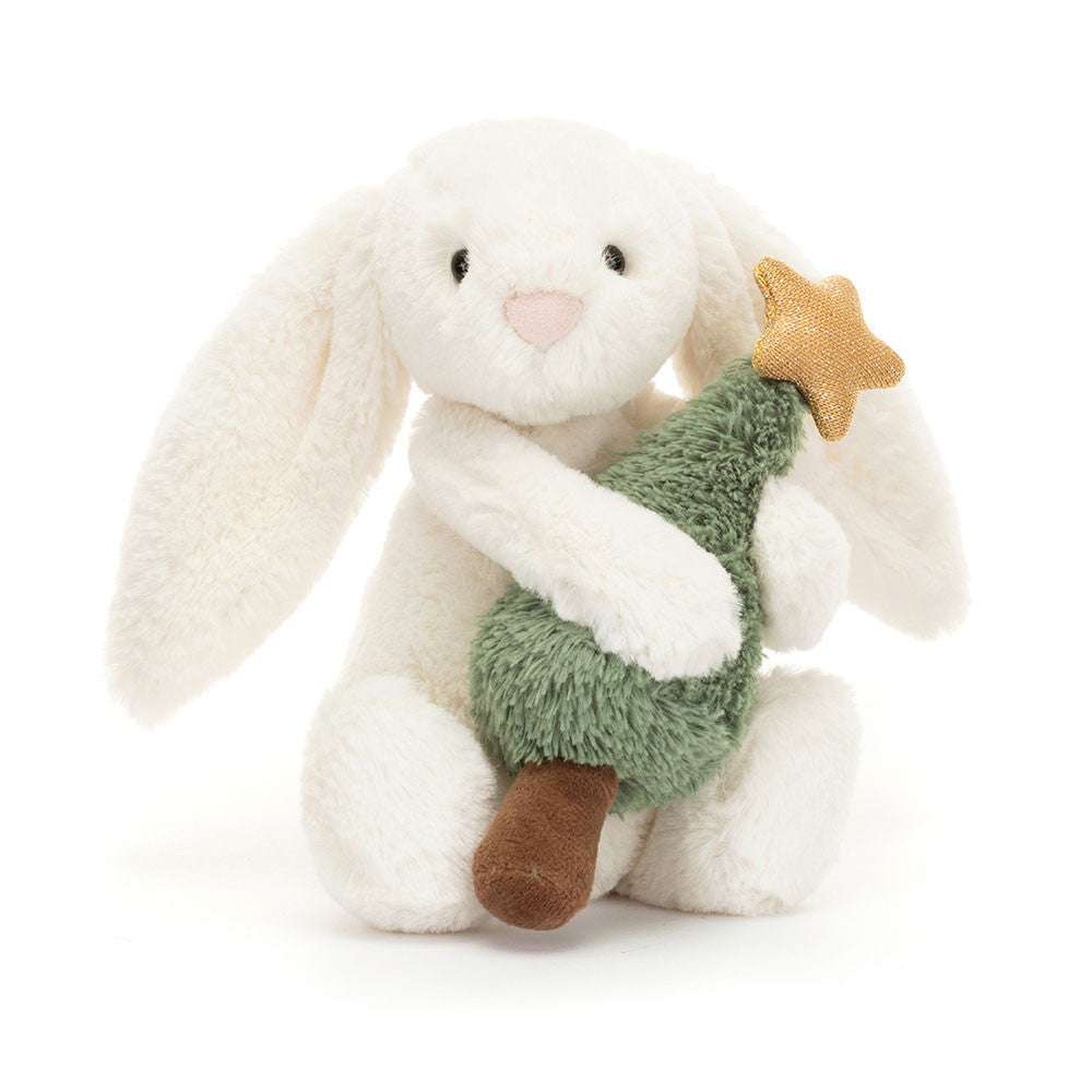 Bashful Bunny with Christmas Tree - Caitly