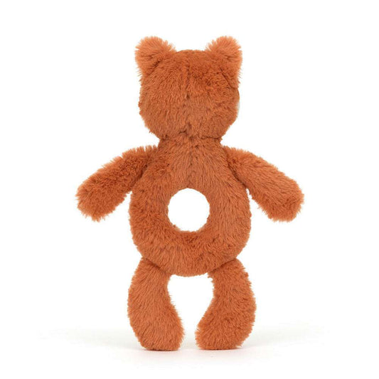 Bashful Fox Cub Ring Rattle - Caitly
