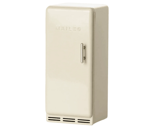 Maileg Metal Fridge, Mouse - Off white - Caitly