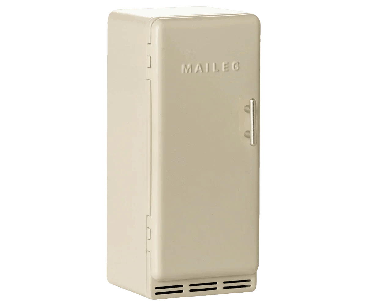 Maileg Metal Fridge, Mouse - Off white - Caitly
