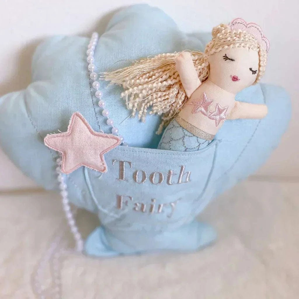 Mon Ami Mimi Mermaid Tooth Fairy Pillow and Doll Set - Caitly