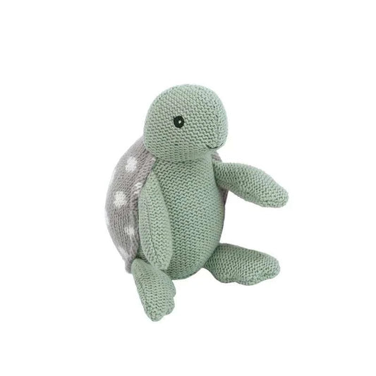 Mon Ami Taylor Turtle Knit Rattle - Caitly