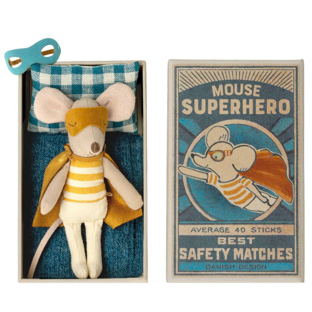 Superhero Mouse, Little Brother in Matchbox - Caitly
