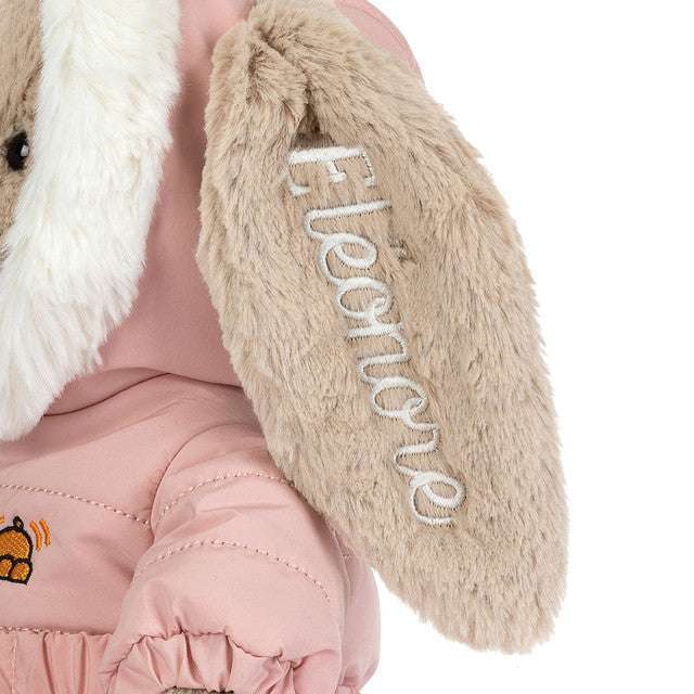 Personalised Bashful Bunny 'Snow Suit' - Caitly
