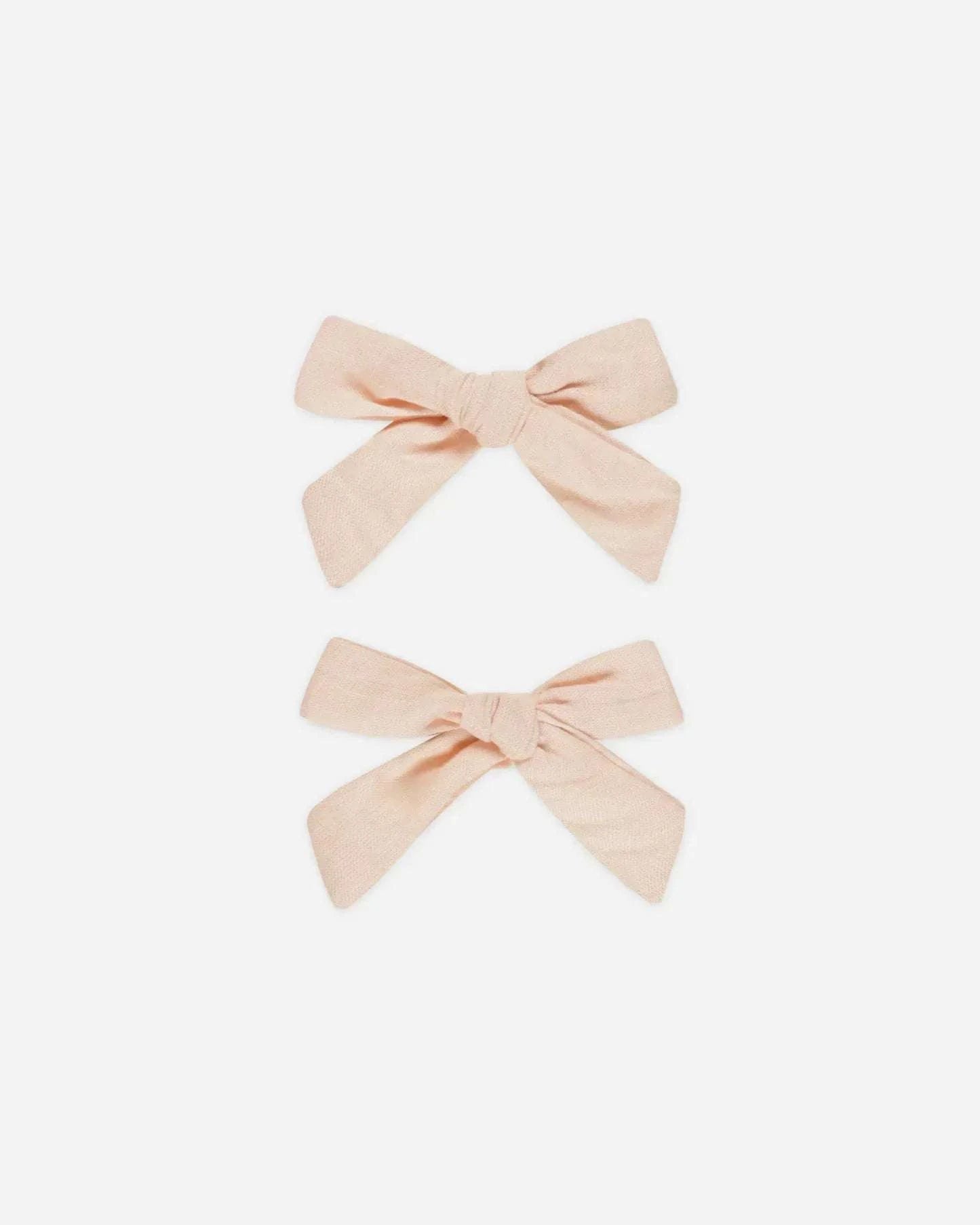Rylee + Cru Bows, Set of 2 || Shell - Caitly
