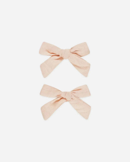 Rylee + Cru Bows, Set of 2 || Shell - Caitly