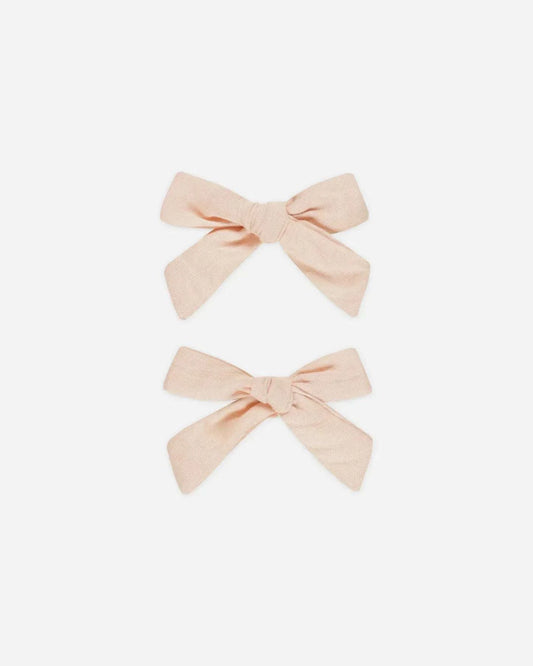 Rylee + Cru Bows, Set of 2 || Shell - Caitly