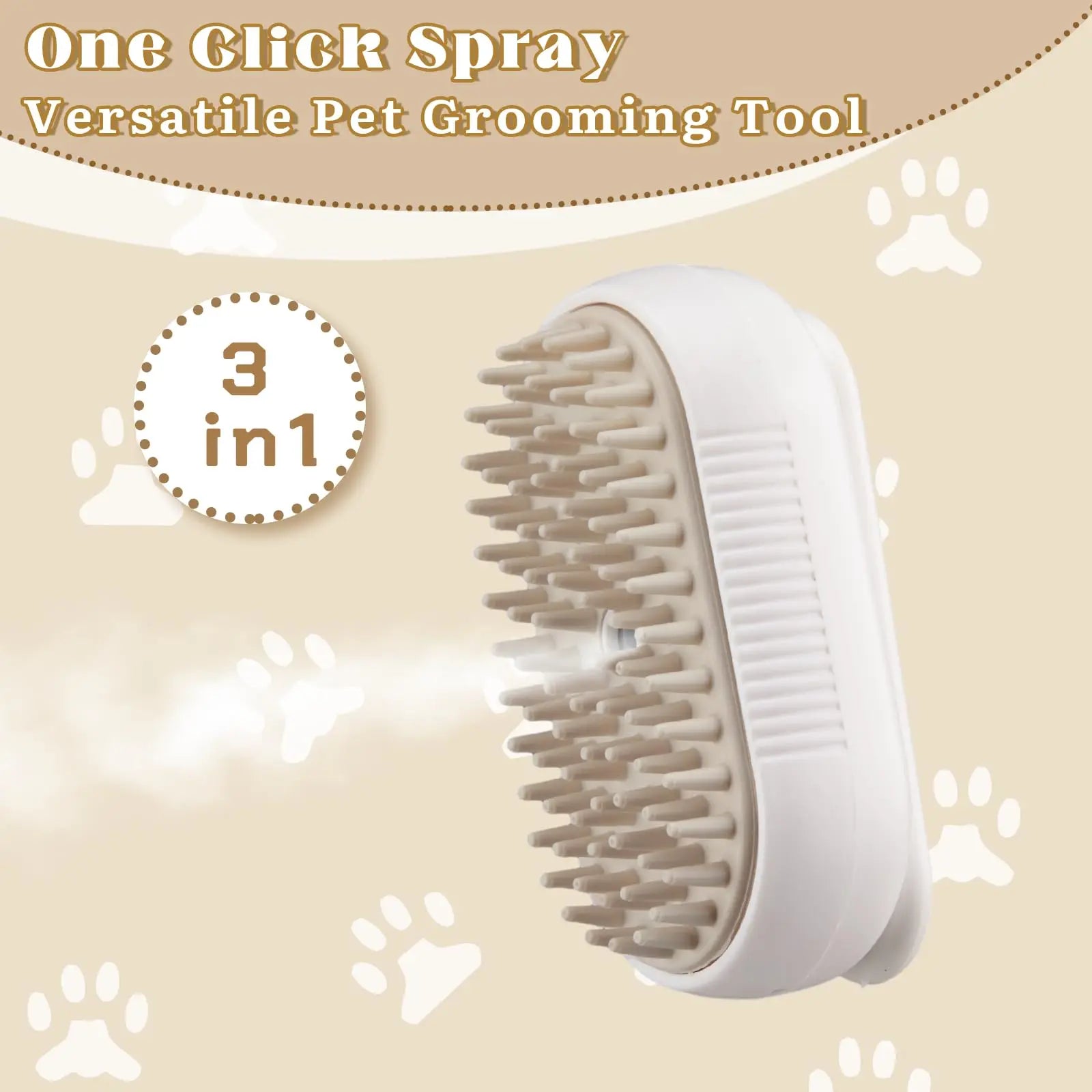 Electric Steamy Cat Brush - vuliza