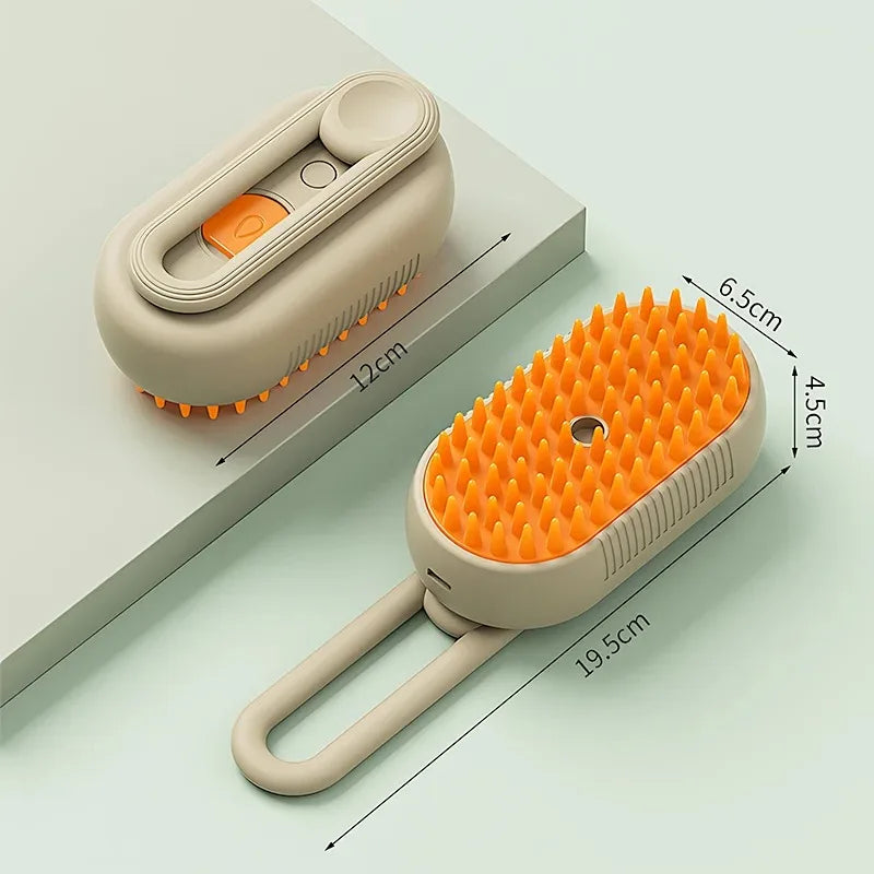 Electric Steamy Cat Brush - vuliza