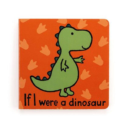 If I Were A Dinosaur Book and Bashful Dino Small - Caitly