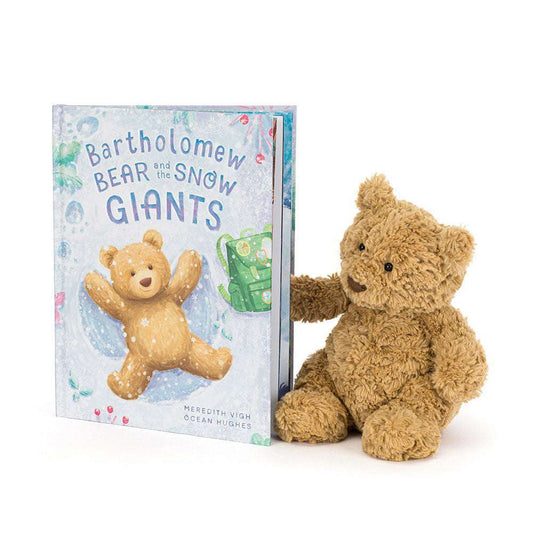 Bartholomew Bear and the Snow Giants Book and Bartholomew Bear Medium - Caitly