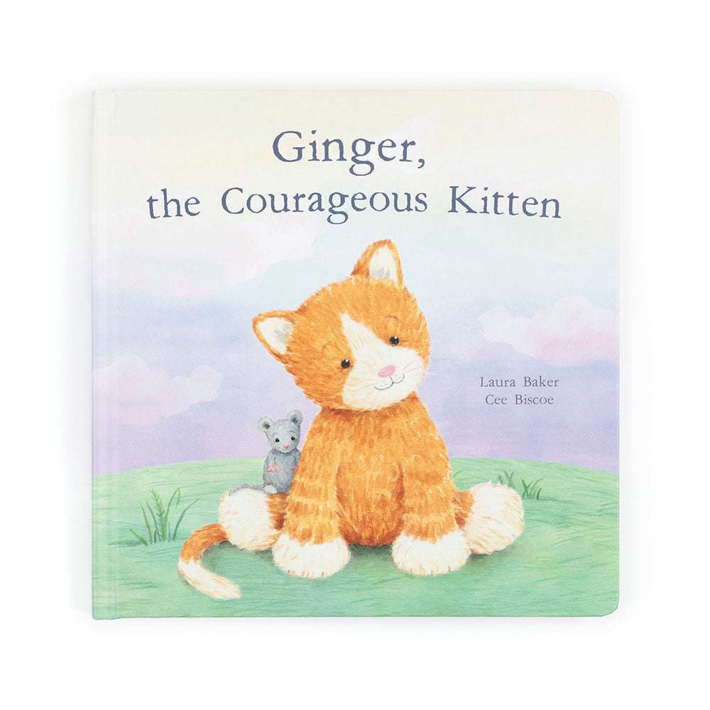 Ginger, the Courageous Kitten Book and Fuddlewuddle Ginger Cat - Caitly