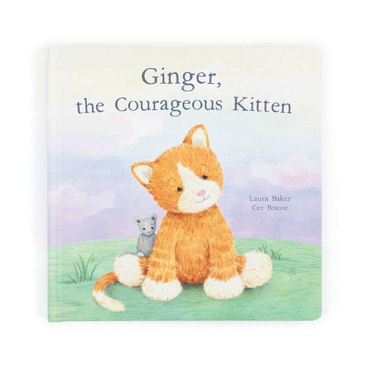 Ginger, the Courageous Kitten Book and Fuddlewuddle Ginger Cat - Caitly