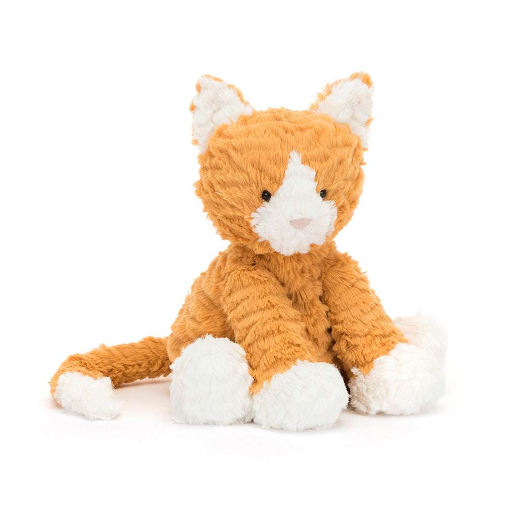 Ginger, the Courageous Kitten Book and Fuddlewuddle Ginger Cat - Caitly