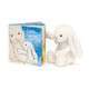 Lapin Timide Veut Grandir Livre and Bashful Cream Bunny Medium - Caitly