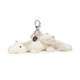 Snow Dragon Bag Charm - Caitly