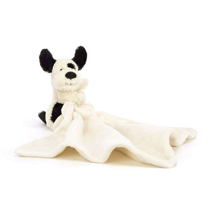 Bashful Black & Cream Puppy Soother - Caitly