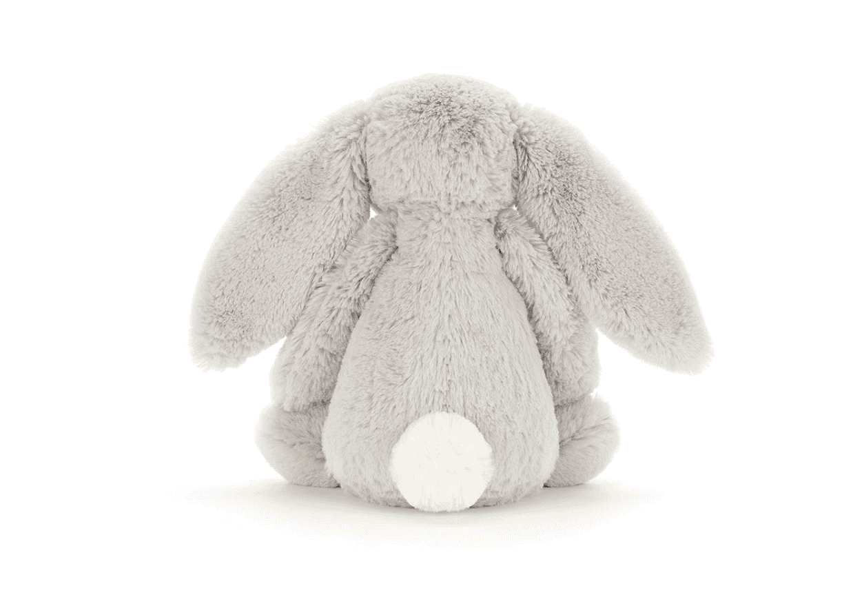 Bashful Grey Silver Bunny Medium Jelly cat