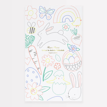 Meri Meri Easter Color In Activity Tablecloth - Caitly