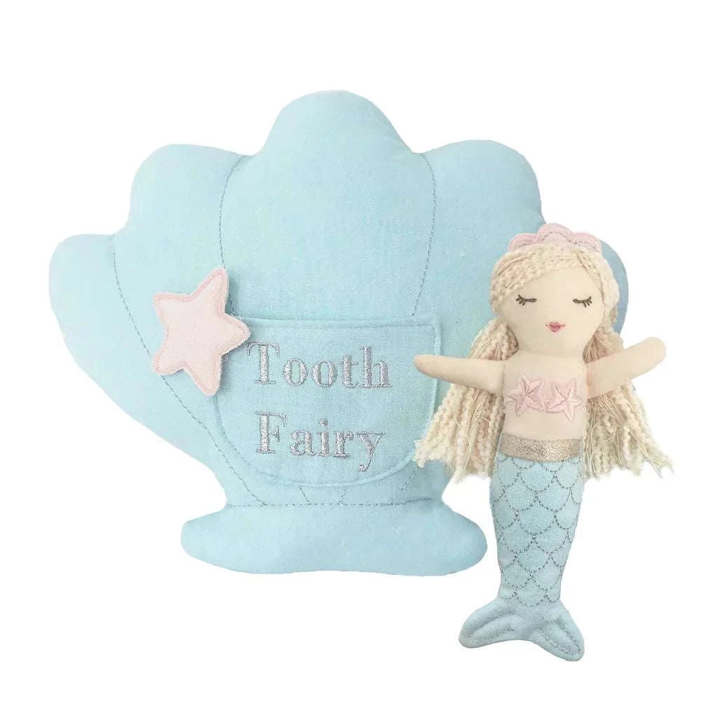 Mon Ami Mimi Mermaid Tooth Fairy Pillow and Doll Set - Caitly