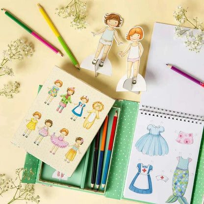 Paper Dolls Kit - Vintage - Caitly