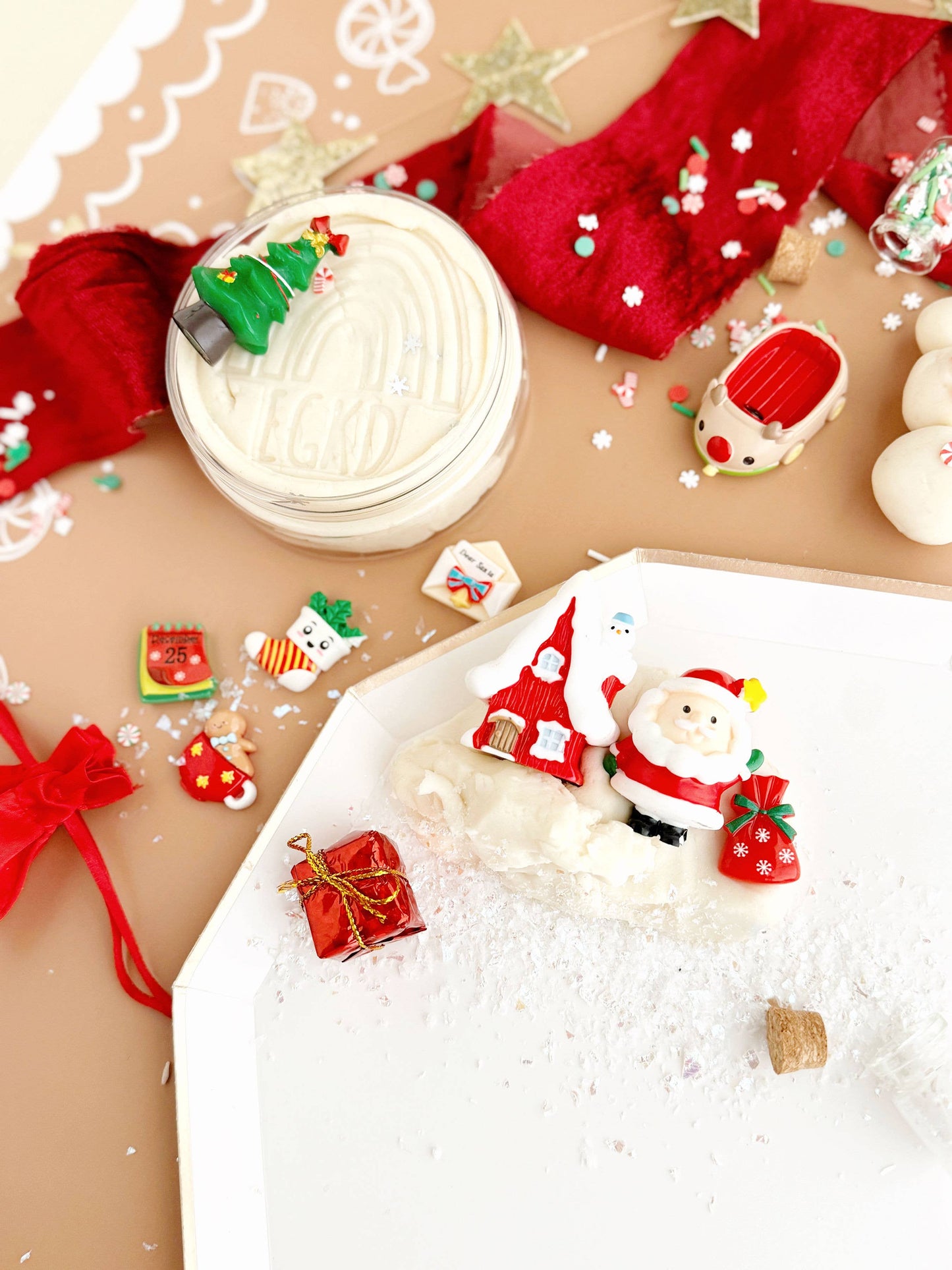 Santa's Cottage (Milk & Cookies) KidDough Play Kit - Caitly
