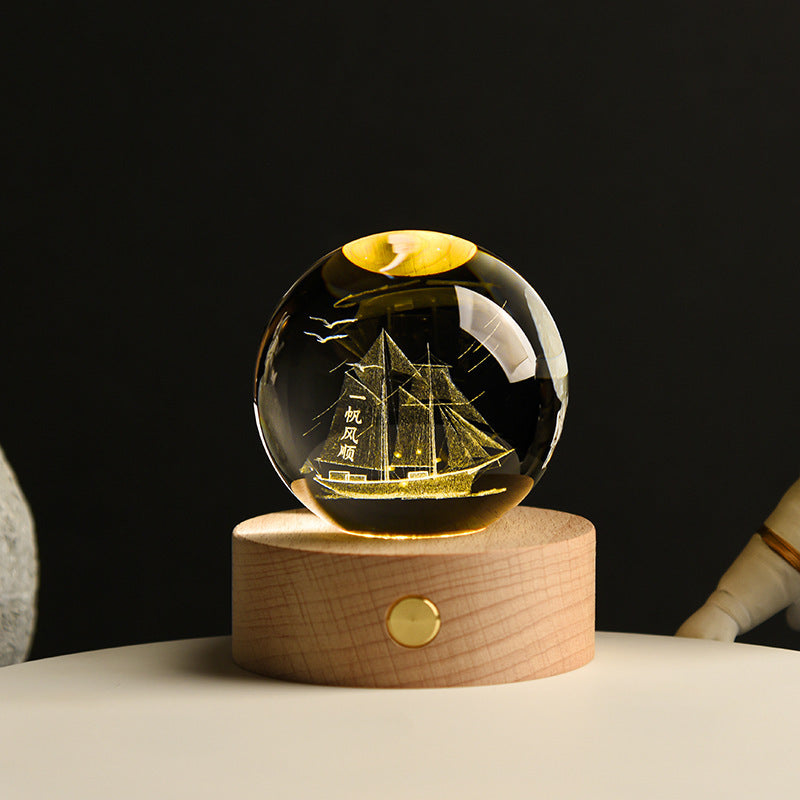Galaxy Crystal Ball Decoration - vuliza