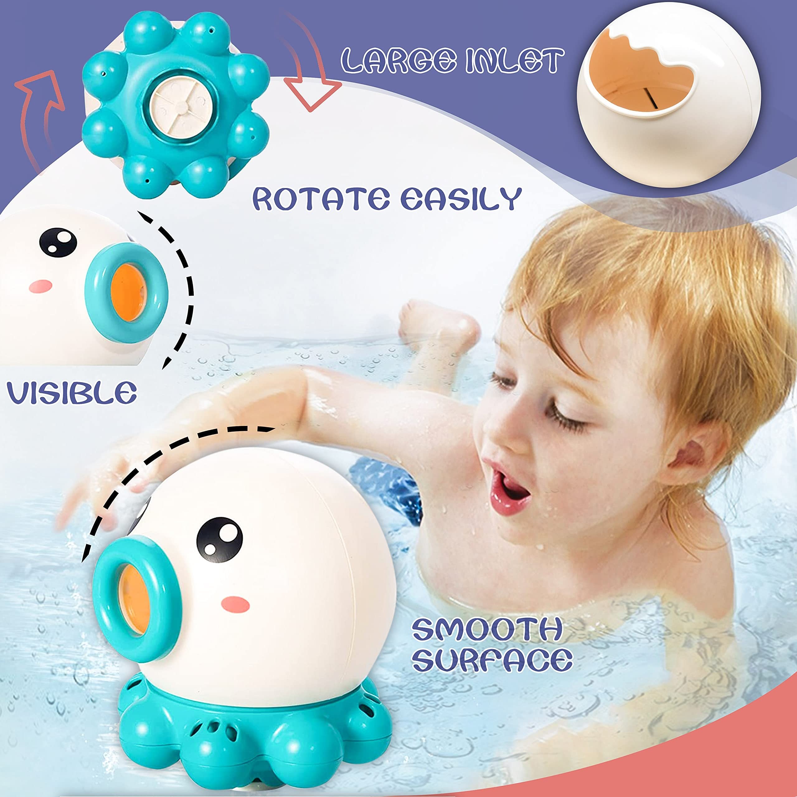 Octopus Bath Fountain Toy - vuliza