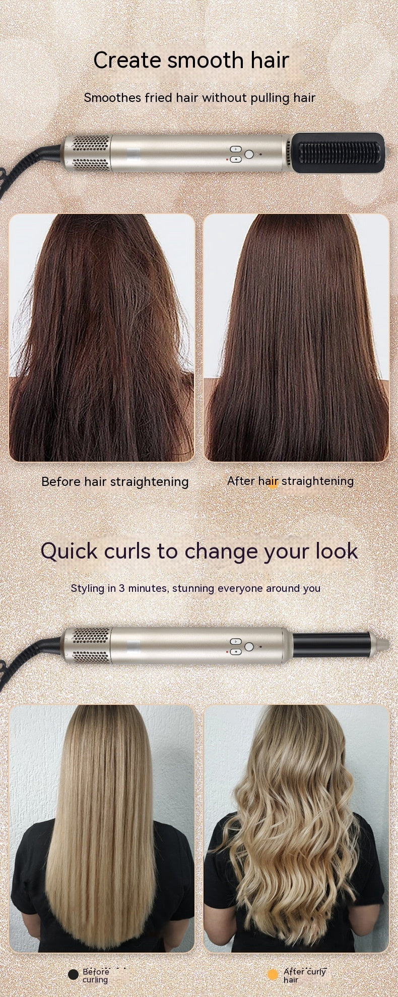 Automatic Multifunction Hair Dryer - vuliza