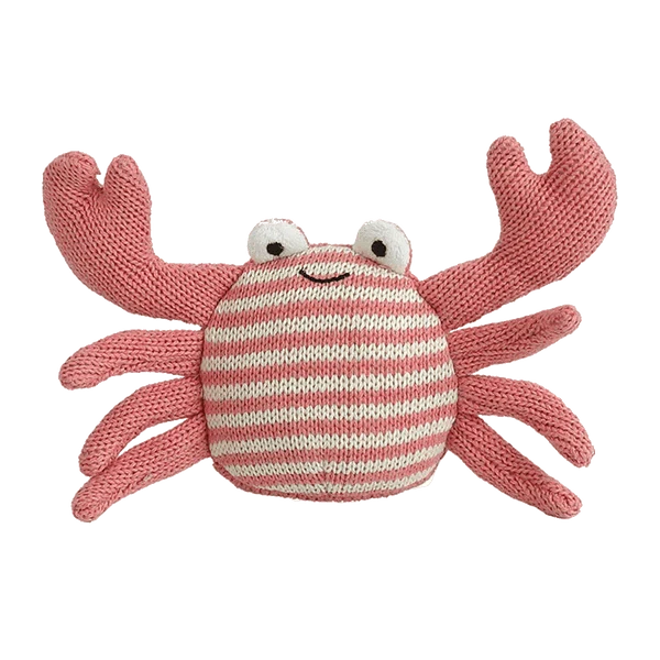 Mon Ami Caldwell Crab Knit Rattle - Caitly