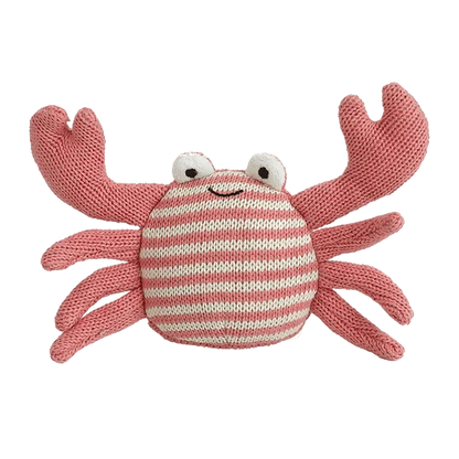 Mon Ami Caldwell Crab Knit Rattle - Caitly
