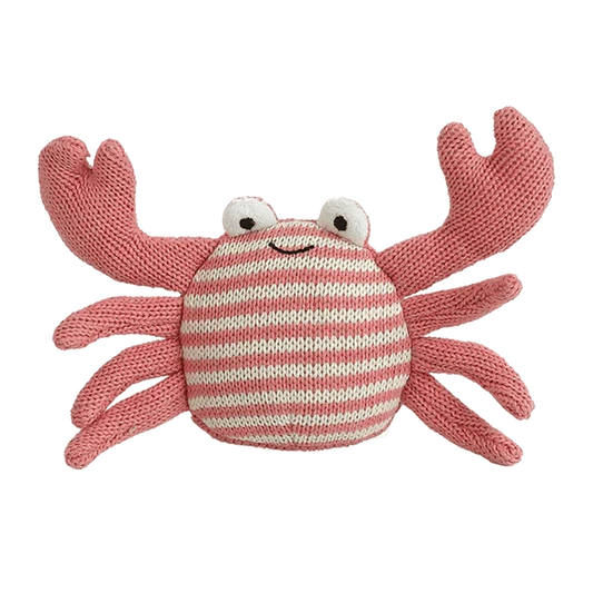 Mon Ami Caldwell Crab Knit Rattle - Caitly