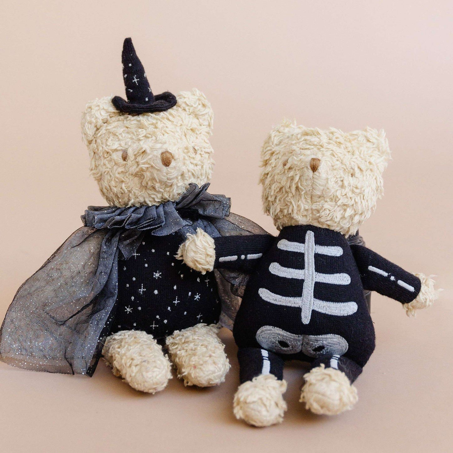 Plush Skeleton Bear Toy Halloween Stuffed Animal Doll Baby - Caitly