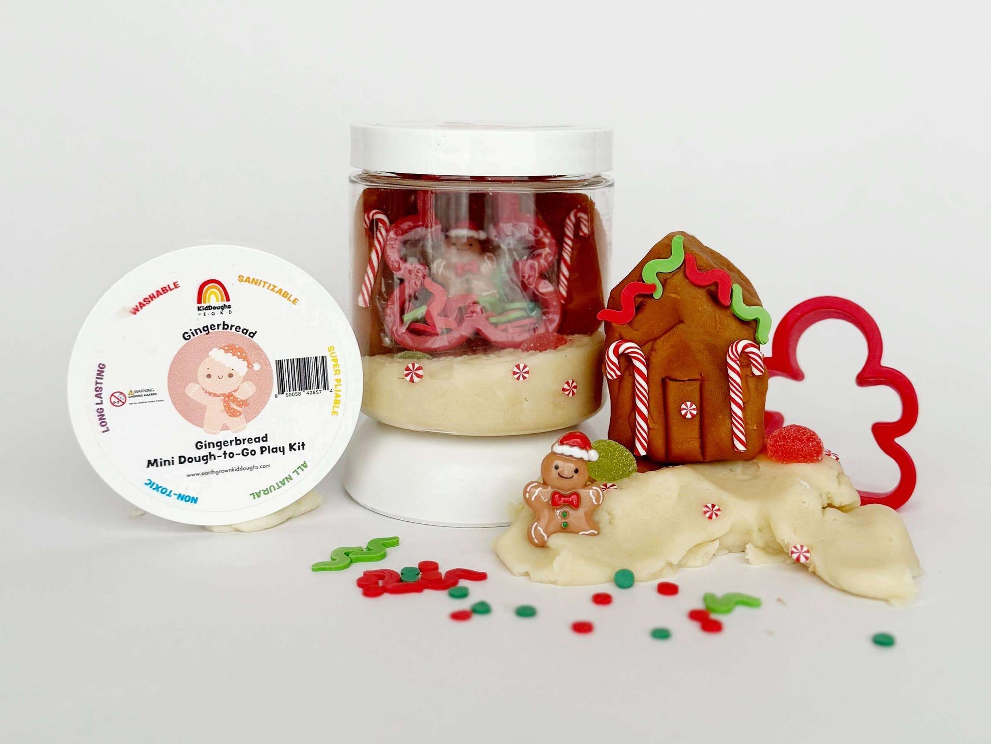 Gingerbread Mini Dough-To-Go - Caitly