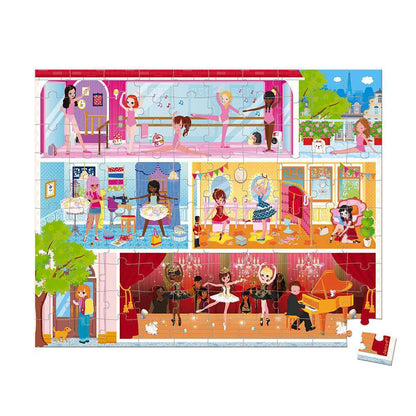 Janod Dance Academy Puzzle 100 pieces Jelly cat