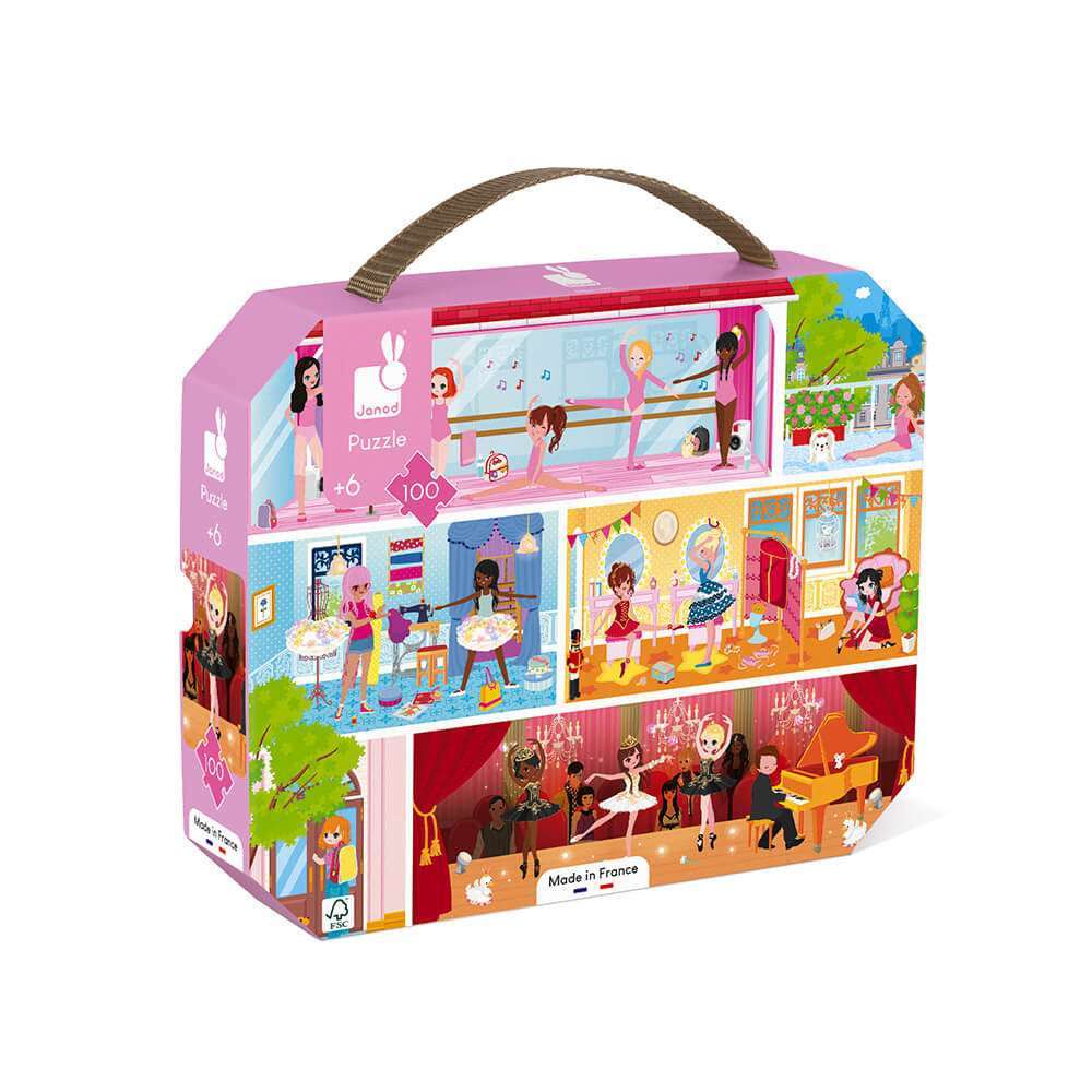 Janod Dance Academy Puzzle 100 pieces Jelly cat