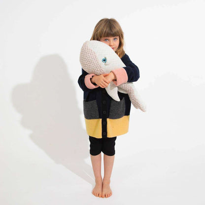 Stuffed Animal The Whale Small Grandpa - Caitly