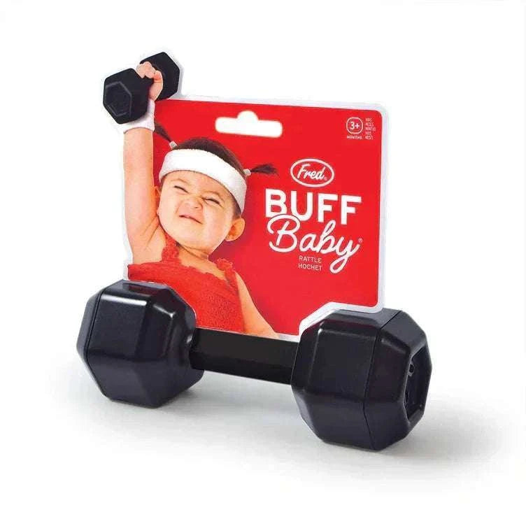 Buff Baby Dumbbell Rattle - Caitly