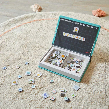 Janod English Alphabet Magneti'Book Jelly cat