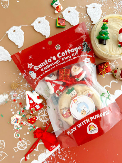 Santa's Cottage (Milk & Cookies) KidDough Play Kit - Caitly