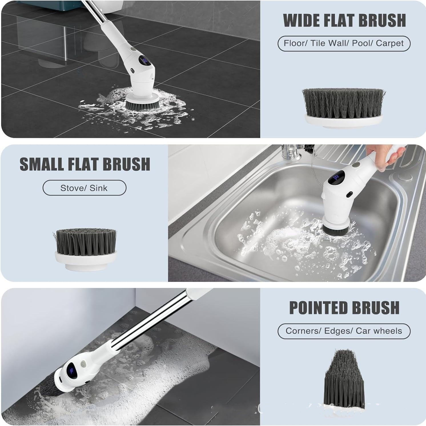Long Handle Electric Brush - vuliza