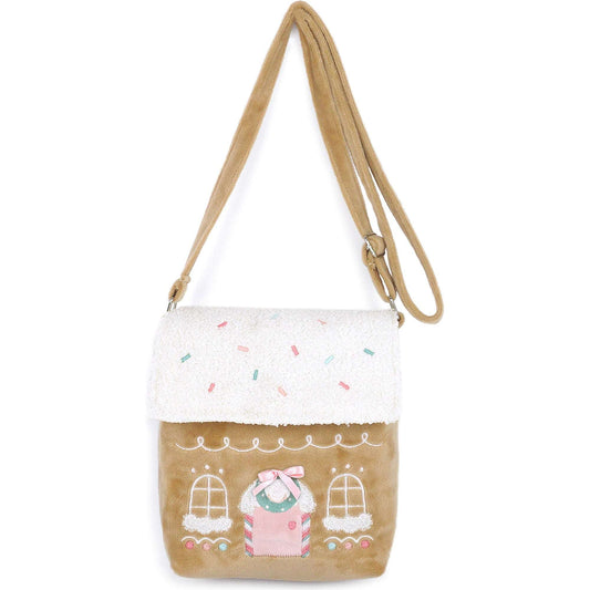 Mon Ami Gingerbread House - Cross Body Purse - Caitly