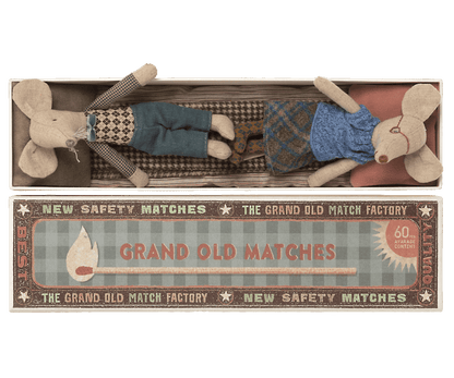 Grandma & Grandpa Mouse in Matchbox - Caitly