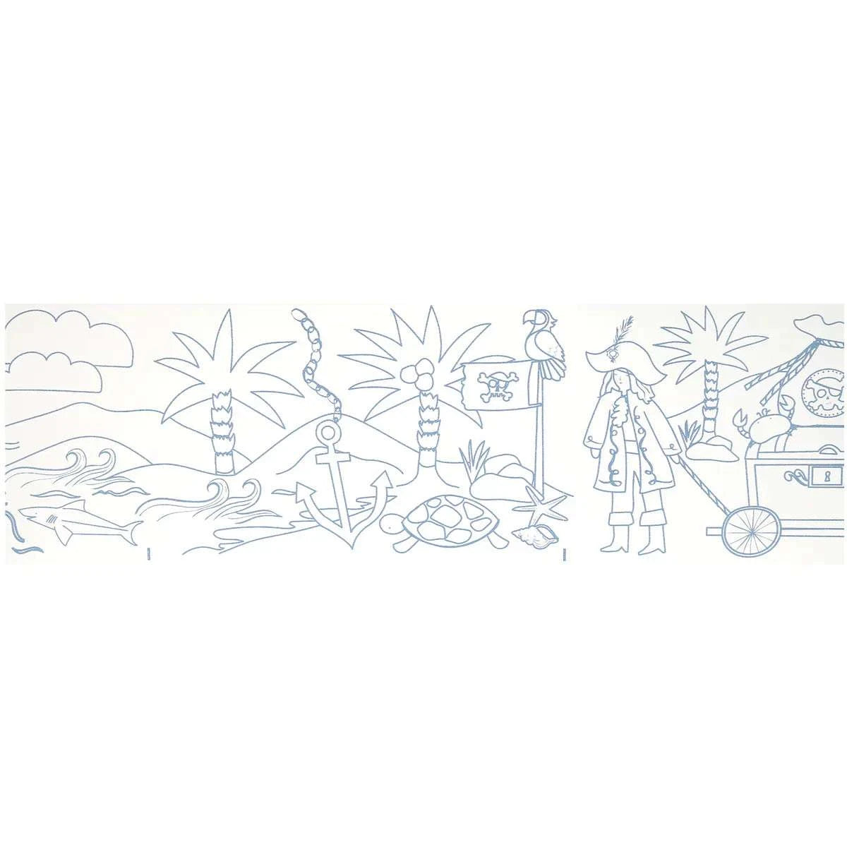 Meri Meri Pirate Colouring Roll - Caitly