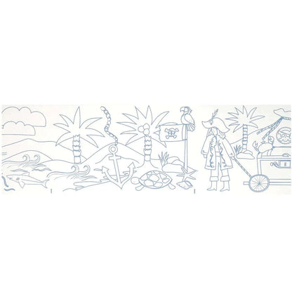 Meri Meri Pirate Colouring Roll - Caitly