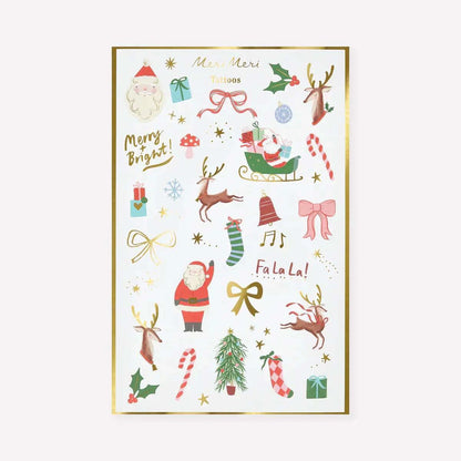 Meri Meri Christmas Mixed Icon Temporary Tattoos - Caitly